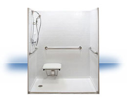 Walk in shower in Riva by Independent Home Products, LLC